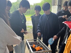 BBQ＆野球練習