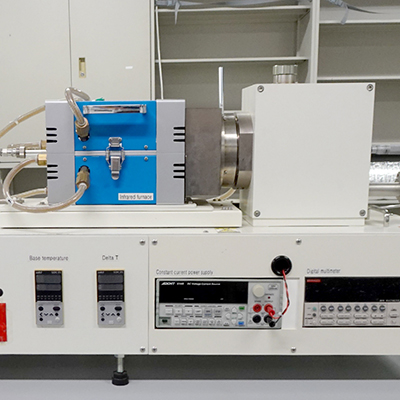 Thermoelectric Property Measurement System: ULVAC ZEM-3