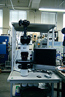 Optical microscope with digital camera