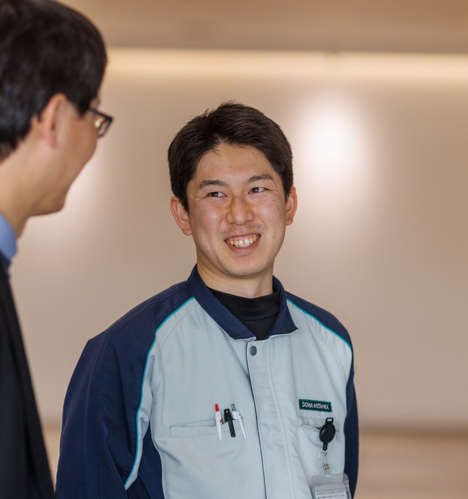 笑顔の笠谷さん