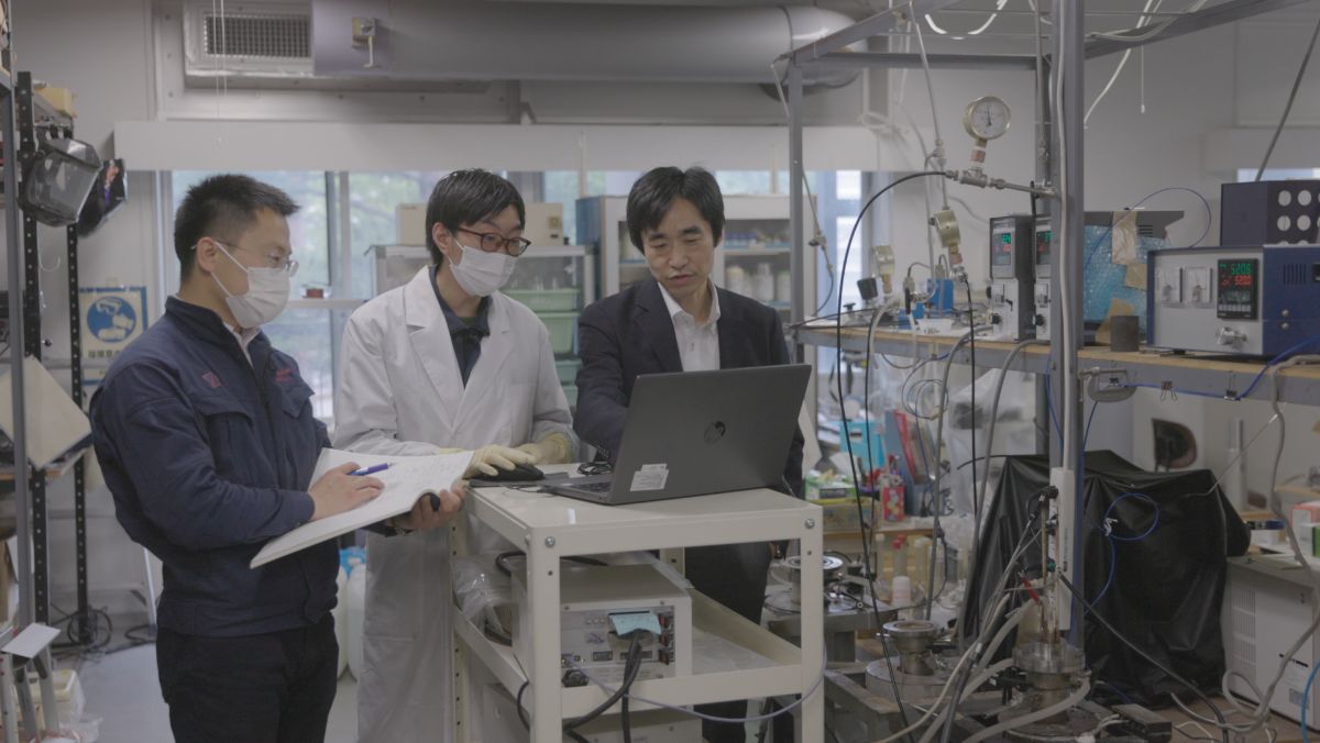実験の様子