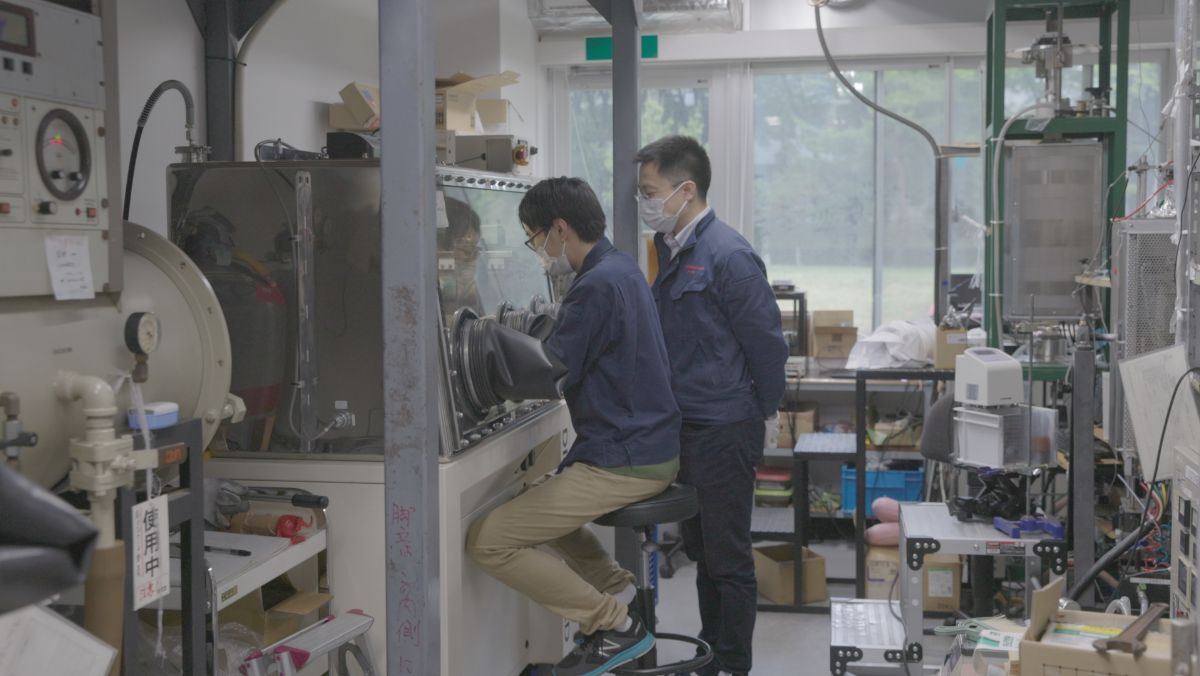 実験の様子