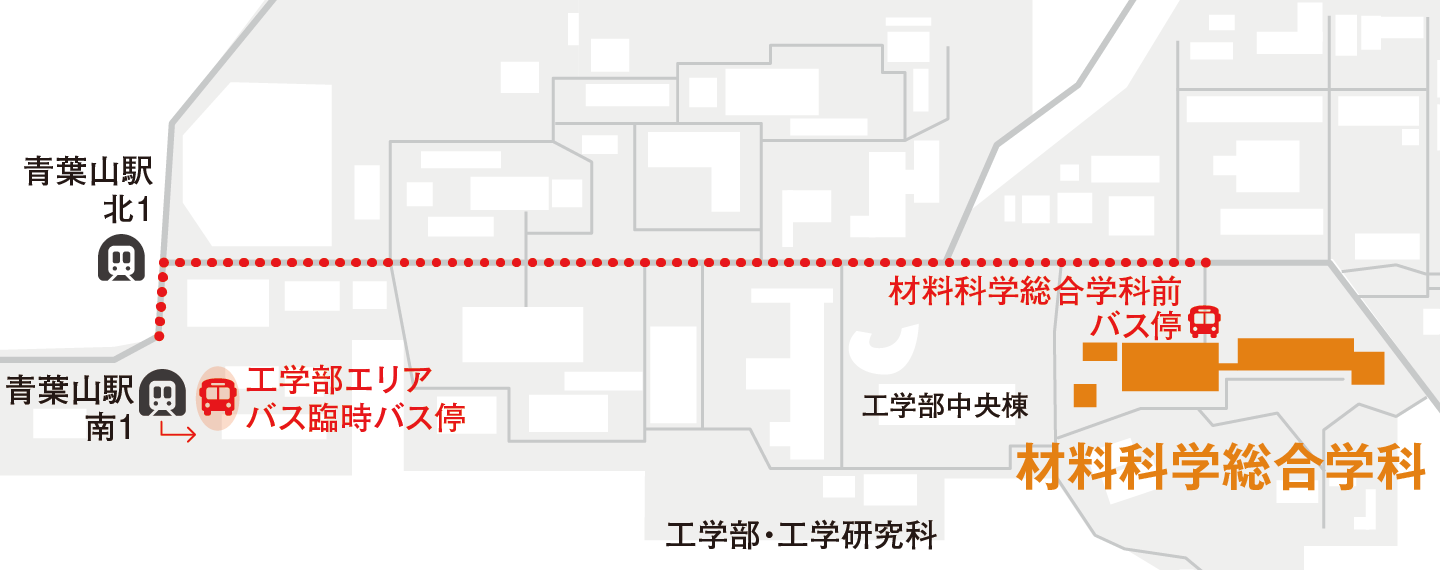青葉山マップ 全体図