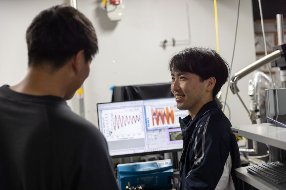 オープンキャンパス研究室の様子