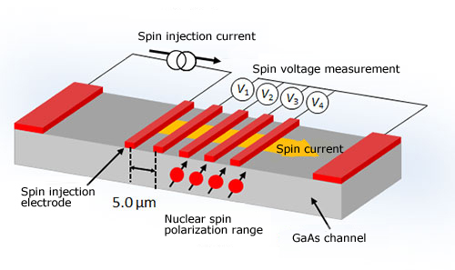 Figure 1. Spin injection electrodes used in this study