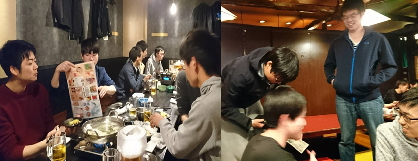 4月7日: B4歓迎会 写真1